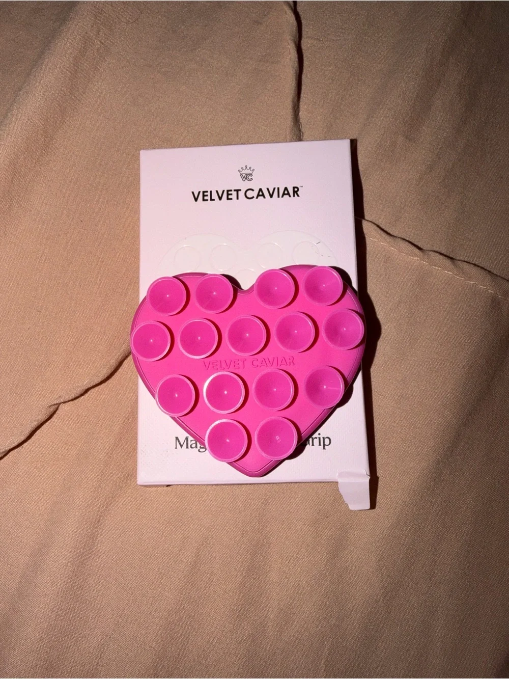Velvet Caviar Pink Heart MagSafe MightyGrip